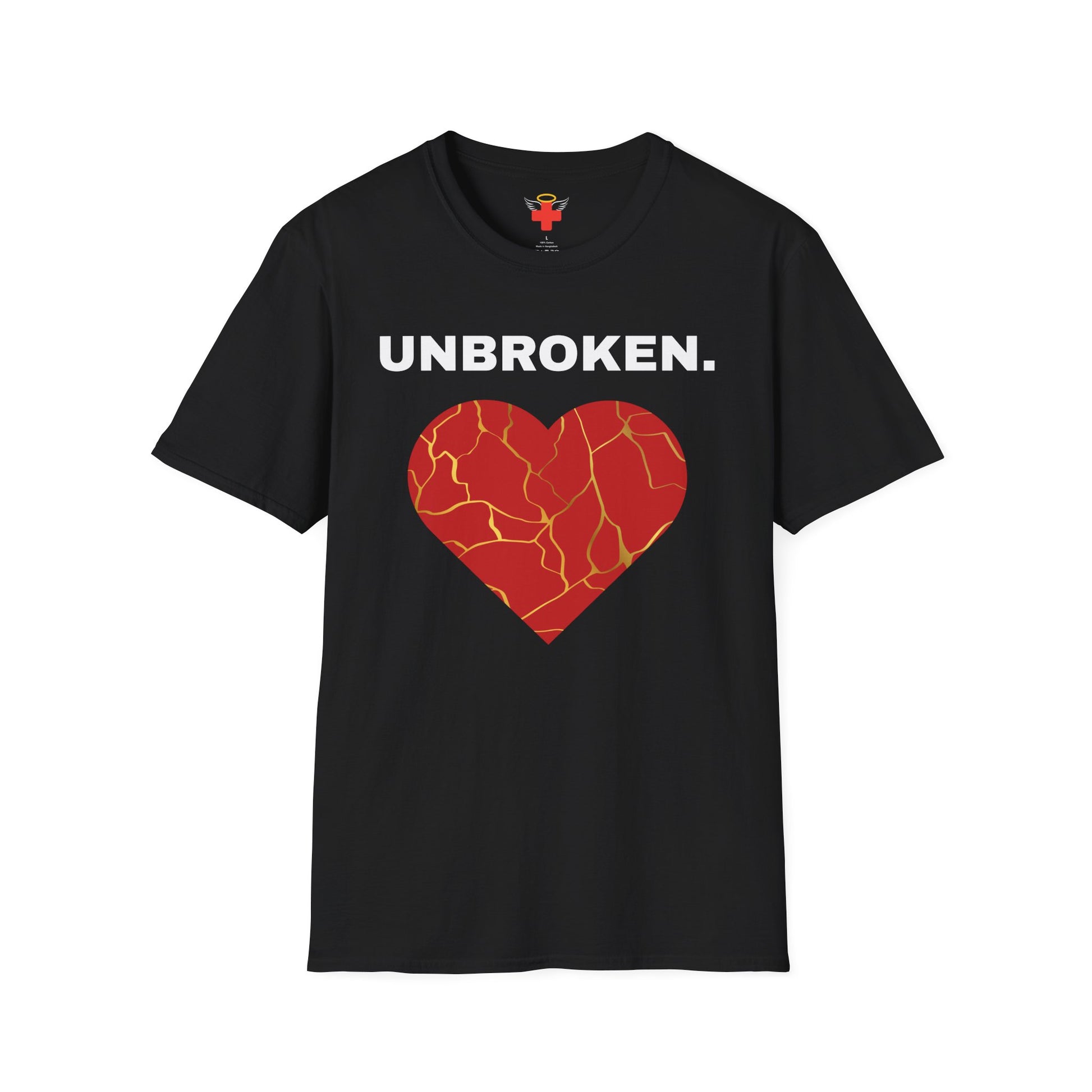 Unbroken Heart Unisex T-Shirt, Inspirational Tee, Motivational Shirt, Gift for Friends, Empowerment Apparel, Casual Wear